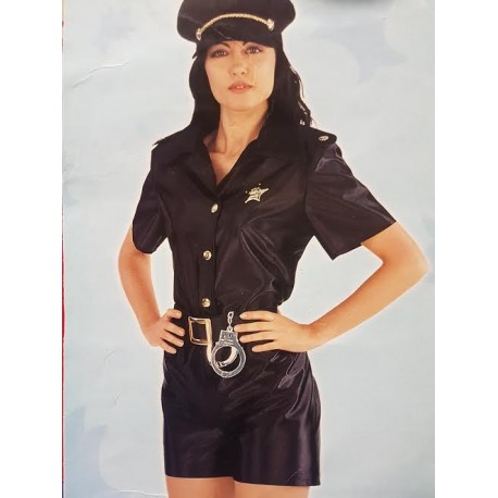 Costume Poliziotta con pantaloncini