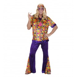 Costume Hippie Dude maniche corte